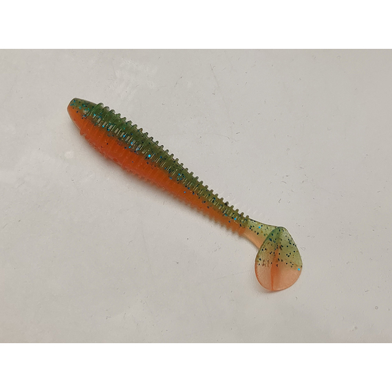 Силікон Keitech Swing Impact FAT 2.8" (8 шт/упак), колір:pal#11 rotten carrot, Довжина силікону: 2.8" (7.1 см), Колір силікону: PAL#11 Rotten Carrot, фото , изображение 3