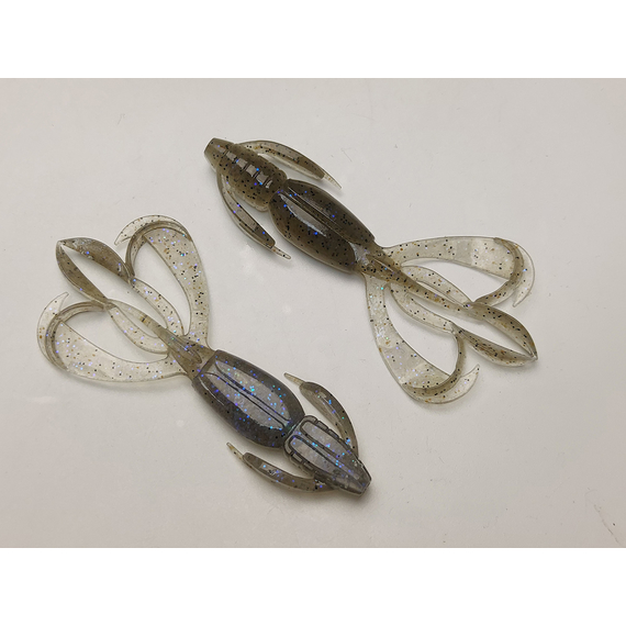 Силікон Keitech Crazy Flapper 3.6" (7 шт/упак), колір: 440 electric shad, Довжина силікону: 3.6" (9.1 см), Колір силікону: 440 Electric Shad, фото , изображение 3