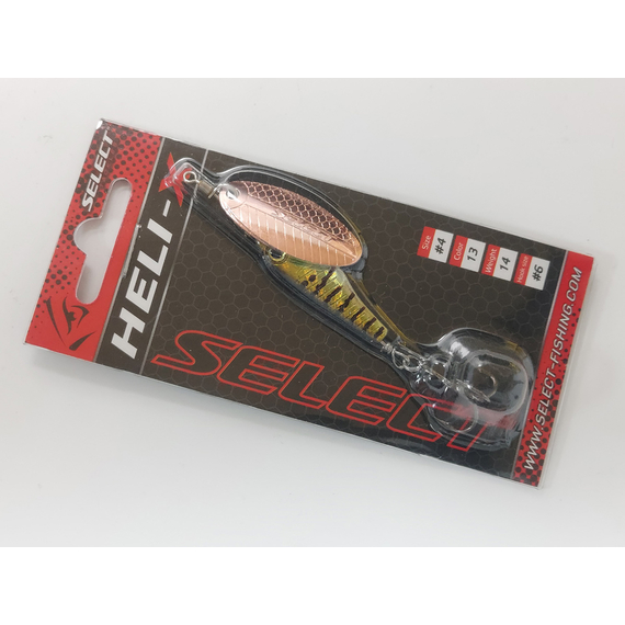 Блешня Select Heli-X №4 14.0g #13, Вага блешні: 14г, Колір блешні: 13, фото , изображение 3