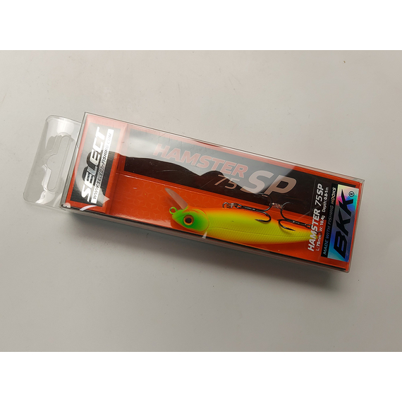 Воблер Select Hamster 75SP 75mm 10.4g #01 (0.8-1.0m), Размер/Вес: 75mm/10g, Цвет воблера: col.01, фото , изображение 2