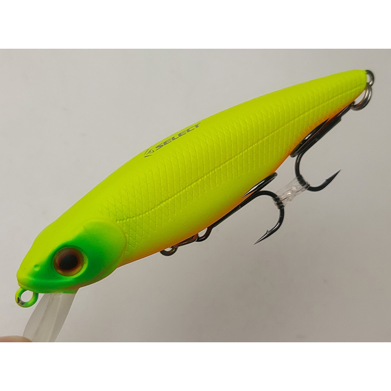 Воблер Select Hamster 75SP 75mm 10.4g #01 (0.8-1.0m), Размер/Вес: 75mm/10g, Цвет воблера: col.01, фото , изображение 8