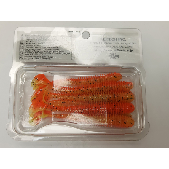 Силікон Keitech Swing Impact 3.5" (8 шт/упак), колір:pal#08 spicy mustard, Довжина силікону: 3.5" (8.9 см), Колір силікону: PAL#08 Spicy Mustad, фото , изображение 13