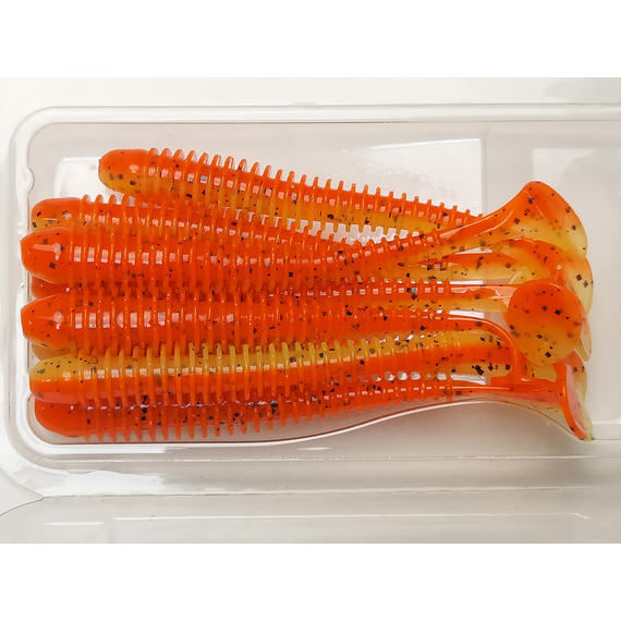 Силікон Keitech Swing Impact 3.5" (8 шт/упак), колір:pal#08 spicy mustard, Довжина силікону: 3.5" (8.9 см), Колір силікону: PAL#08 Spicy Mustad, фото , изображение 6