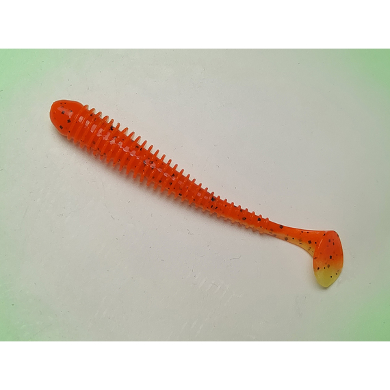 Силікон Keitech Swing Impact 3.5" (8 шт/упак), колір:pal#08 spicy mustard, Довжина силікону: 3.5" (8.9 см), Колір силікону: PAL#08 Spicy Mustad, фото , изображение 2