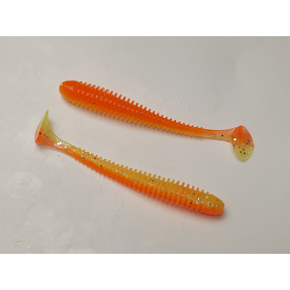 Силікон Keitech Swing Impact 3" (10 шт/упак), колір:pal#08 spicy mustard, Довжина силікону: 3" (7.6 см), Колір силікону: PAL#08 Spicy Mustad, фото , изображение 3