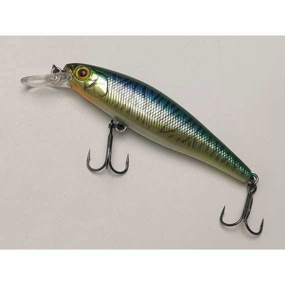 Воблер Jackall Squad Minnow 65SP 65mm 5.8g HL Bronze Blue Pike, Розмір/Вага: 65мм/5.8г, Колір воблера: HL Bronze Blue Pike, фото , изображение 3