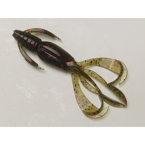 Силикон Keitech Crazy Flapper 2.8" (8 шт/упак) ц:208 watermelon pp. red, Длина силикона: 2.8" (7.1 см), Расцветка силикона: 208 Watermelon PP. Red, фото , изображение 2