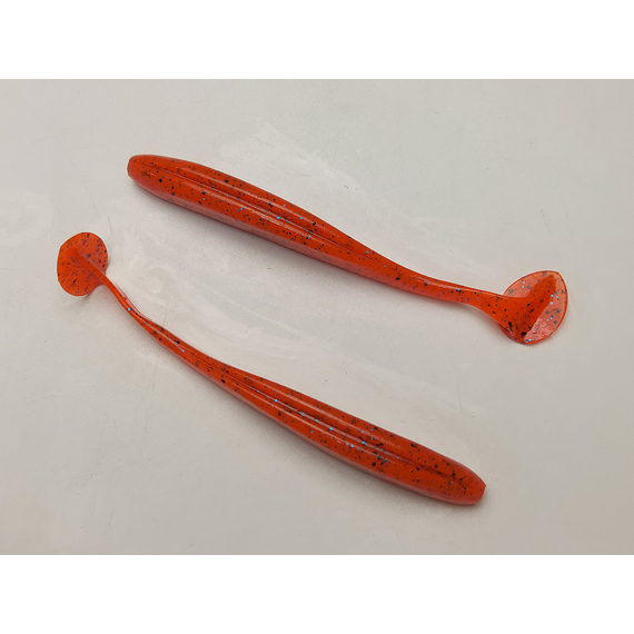 Силікон Keitech Easy Shiner 4.5" (6 шт/упак), колір:ea#13 spicy mustard/blue, Довжина силікону: 4.5" (11.4 см), Колір силікону: EA#13 Spicy Mustard/Blue, фото , изображение 5