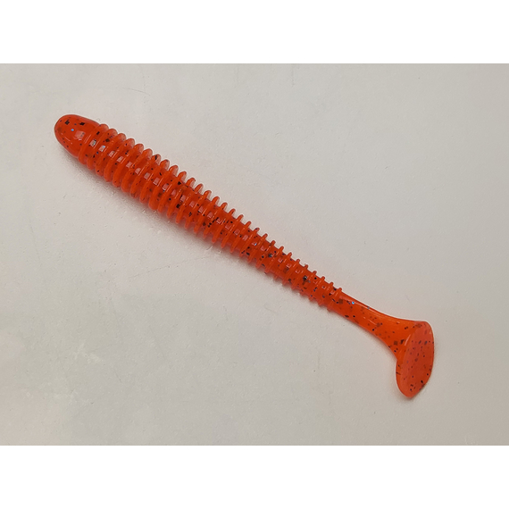 Силікон Keitech Swing Impact 3.5" (8 шт/упак), колір:ea#13 spicy mustard/blue, Довжина силікону: 3.5" (8.9 см), Колір силікону: EA#13 Spicy Mustard/Blue, фото , изображение 3