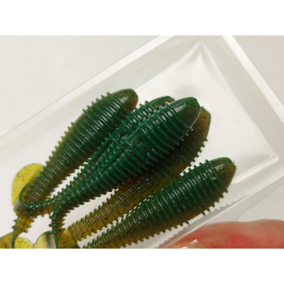 Силикон Select Fatfish 3" col.087 (6 шт/упак), Длина силикона: 3" (7.62 см), Расцветка силикона: 087, фото , изображение 9