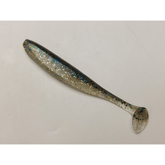 Силикон Keitech Easy Shiner 4" (7 шт/упак) ц:418 bluegill flash, Длина силикона: 4" (10.2 см), Расцветка силикона: 418 Bluegill Flash, фото , изображение 3