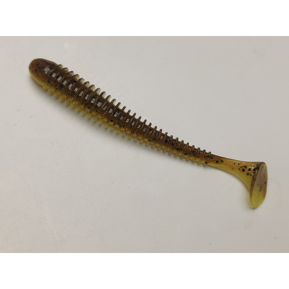 Силікон Keitech Swing Impact 3.5" (8 шт/упак), колір:pal#10 bumblebee, Довжина силікону: 3.5" (8.9 см), Колір силікону: PAL#10 Bumblebee, фото , изображение 2