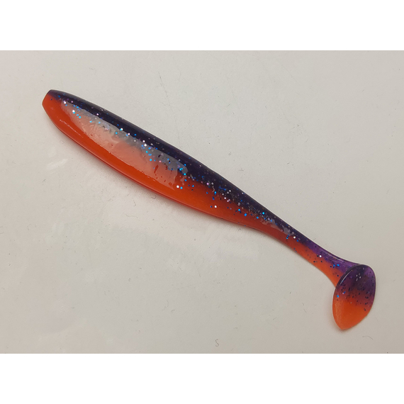 Силікон Keitech Easy Shiner 4" (7 шт/упак), колір:pal#09 violet fire, Довжина силікону: 4" (10.2 см), Колір силікону: PAL#09 Violet Fire, фото , изображение 3