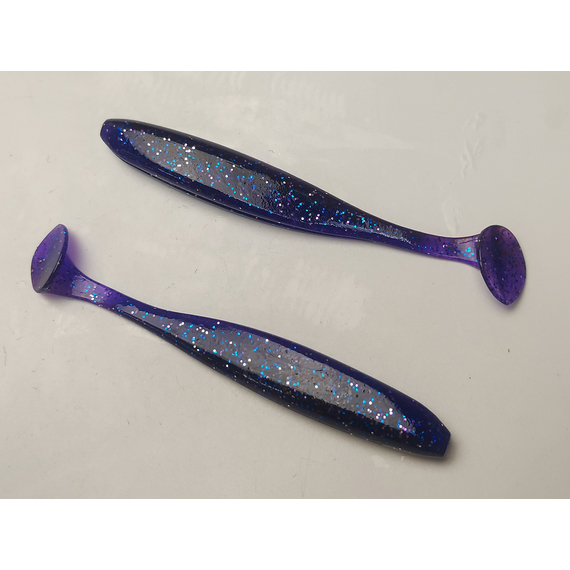 Силікон Keitech Easy Shiner 4" (7 шт/упак), колір:ea#04 violet, Довжина силікону: 4" (10.2 см), Колір силікону: EA#04 Violet, фото , изображение 4