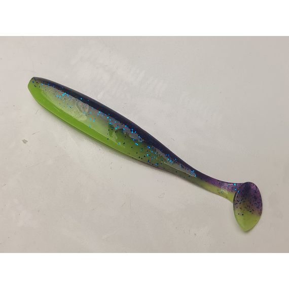 Силікон Keitech Easy Shiner 4" (7 шт/упак), колір:pal#06 violet lime berry, Довжина силікону: 4" (10.2 см), Колір силікону: PAL#06 Violet Lime Berry, фото , изображение 3