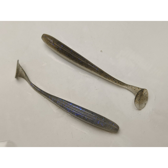 Силикон Keitech Easy Shiner 4" (7 шт/упак) ц:440 electric shad, Длина силикона: 4" (10.2 см), Расцветка силикона: 440 Electric Shad, фото , изображение 5