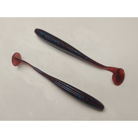 Силікон Keitech Easy Shiner 4" (7 шт/упак), колір:ea#03 grape, Довжина силікону: 4" (10.2 см), Колір силікону: EA#03 Grape, фото , изображение 5