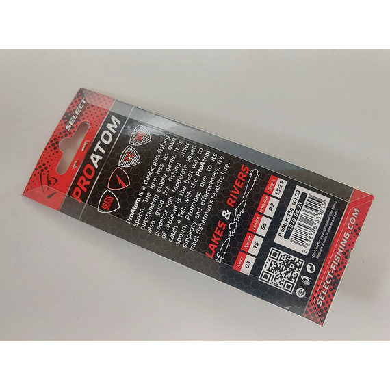 Блешня Select ProAtom 15.0g 65mm #03, Вага блешні: 15г, Колір блешні: 03, фото , изображение 6