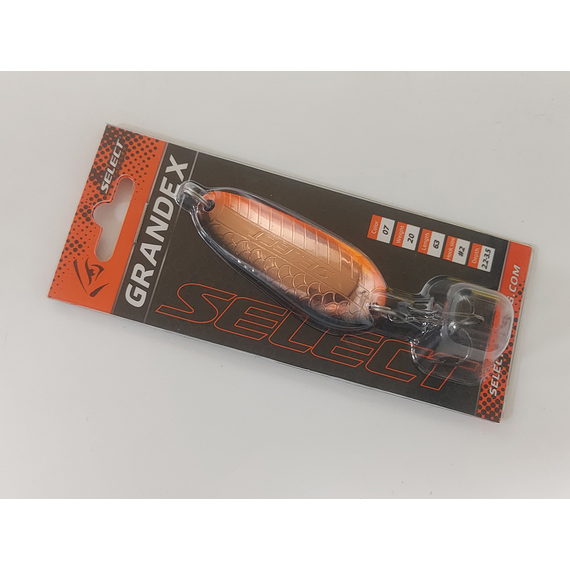 Блешня Select Grandex 20.0g 63mm #07, Вага блешні: 20г, Колір блешні: 07, фото , изображение 3
