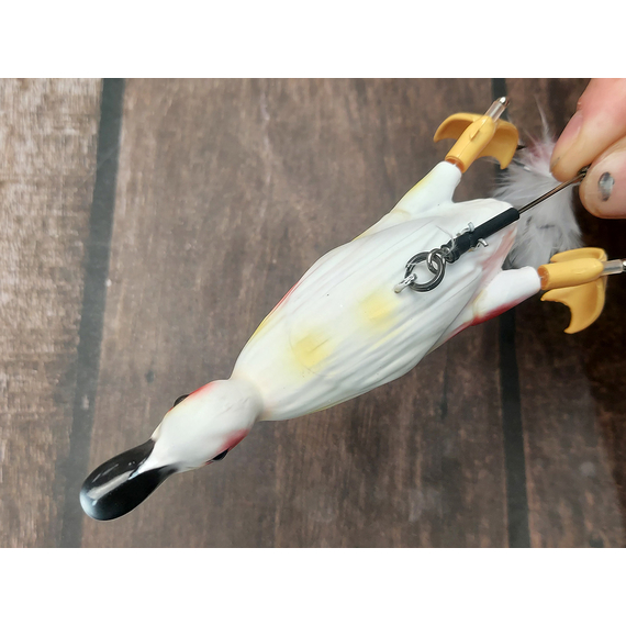 Воблер Savage Gear 3D Suicide Duck 105F 105mm 28.0g Ugly Duckling, Розмір/Вага: 105мм/28г, Колір воблера: Ugly Duckling, фото , изображение 9