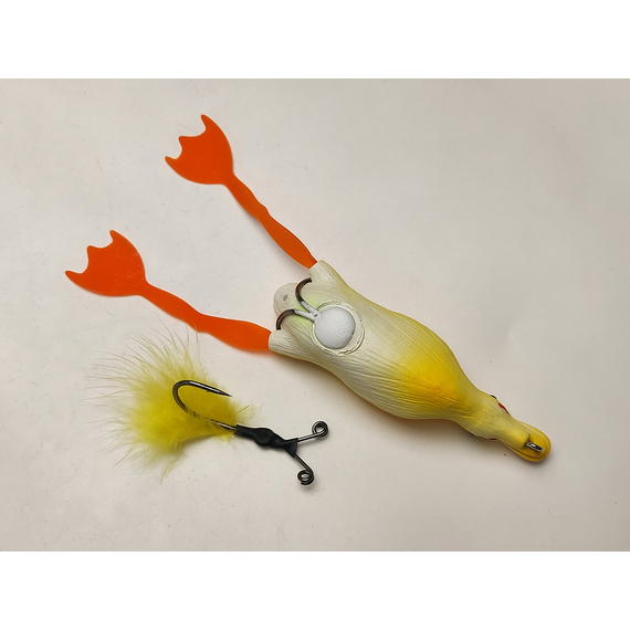 Воблер Savage Gear 3D Hollow Duckling weedless L 100mm 40g 03-Yellow, Розмір/Вага: 100мм/40г, Колір воблера: Yellow, фото , изображение 7