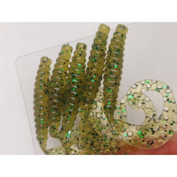 Силікон Select CC-Grub 4.5" col.008 (5 шт/упак), Довжина силікону: 4.5" (11.43 см), Колір силікону: 008, фото , изображение 8