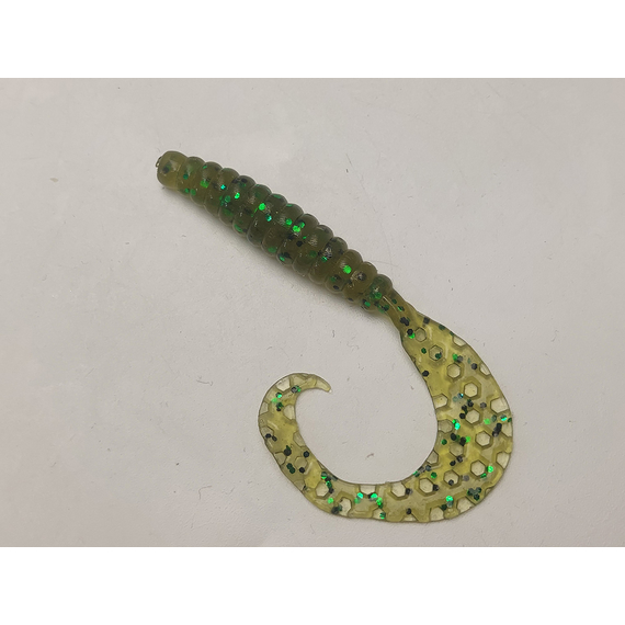 Силікон Select CC-Grub 4.5" col.008 (5 шт/упак), Довжина силікону: 4.5" (11.43 см), Колір силікону: 008, фото , изображение 2