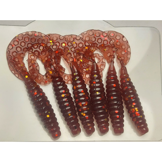 Силікон Select CC-Grub 3.5" col.003 (6 шт/упак), Довжина силікону: 3.5" (8.89 см), Колір силікону: 003, фото , изображение 4