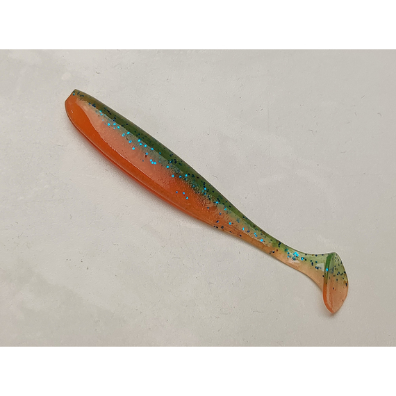 Силикон Keitech Easy Shiner 3" (10 шт/упак) ц:pal#11 rotten carrot, Длина силикона: 3" (7.6 см), Расцветка силикона: PAL#11 Rotten Carrot, фото , изображение 3