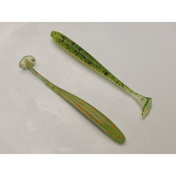 Силікон Keitech Easy Shiner 3.5", колір:ea#05 hot fire tiger, Довжина силікону: 3.5" (8.9 см), Колір силікону: EA#05 Hot Fire Tiger, фото , изображение 5