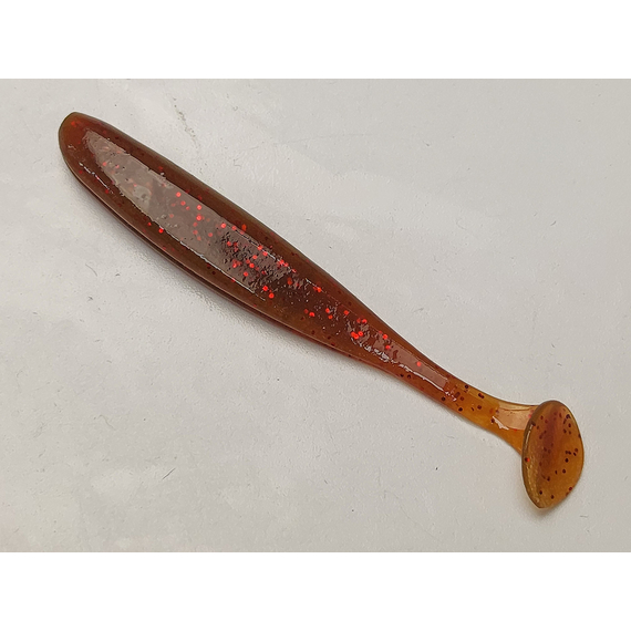 Силікон Keitech Easy Shiner 3" (10 шт/упак), колір:pal#07 motoroil red flake, Довжина силікону: 3" (7.6 см), Колір силікону: pal#07 motoroil red flake, фото , изображение 3