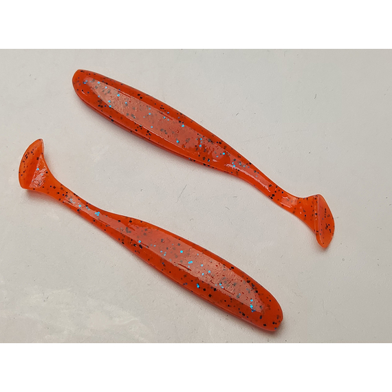 Силікон Keitech Easy Shiner 3" (10 шт/упак), колір:ea#13 spicy mustard/blue, Довжина силікону: 3" (7.6 см), Колір силікону: EA#13 Spicy Mustard/Blue, фото , изображение 4