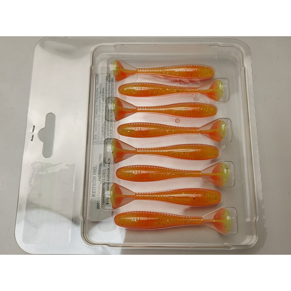 Силикон Keitech Swing Impact FAT 2.8" (8 шт/упак), цвет: pal#04 sun shine lemon, Длина силикона: 2.8" (7.1 см), Расцветка силикона: PAL#04 Sun Shine Lemon, фото , изображение 13