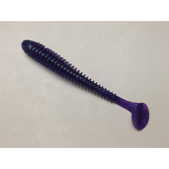 Силікон Keitech Swing Impact 4.5" (6 шт/упак), колір:ea#04 violet, Довжина силікону: 4.5" (11.4 см), Колір силікону: EA#04 Violet, фото , изображение 2