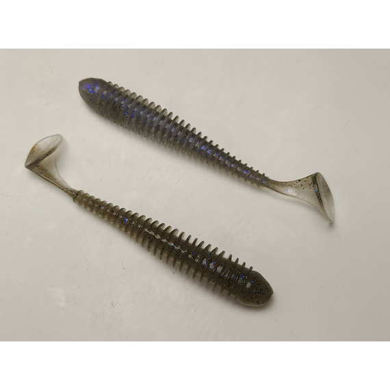 Силікон Keitech Swing Impact 4.5" (6 шт/упак), колір:440 electric shad, Довжина силікону: 4.5" (11.4 см), Колір силікону: 440 Electric Shad, фото , изображение 3