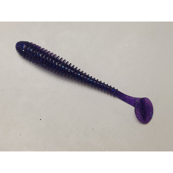 Силікон Keitech Swing Impact 4" (8 шт/упак), колір:ea#04 violet, Довжина силікону: 4" (10.2 см), Колір силікону: EA#04 Violet, фото , изображение 2
