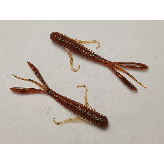 Силікон Keitech Hog Impact 3" (12 шт/упак), колір:ea#01 orange pepper, Довжина силікону: 3" (7.6 см), Колір силікону: EA#01 Orange Pepper, фото , изображение 4