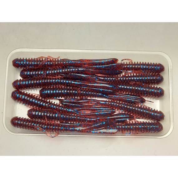 Силикон Keitech Hog Impact 3" (12 шт/упак) ц:ea#03 grape, Длина силикона: 3" (7.6 см), Расцветка силикона: EA#03 Grape, фото , изображение 6