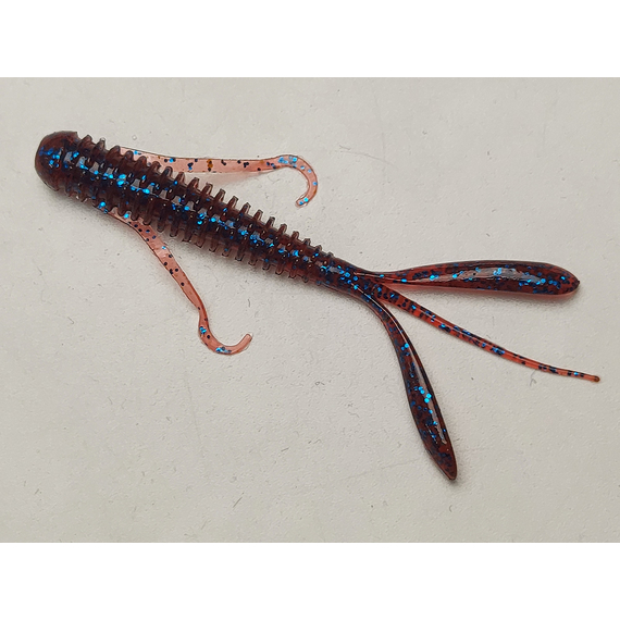 Силикон Keitech Hog Impact 3" (12 шт/упак) ц:ea#03 grape, Длина силикона: 3" (7.6 см), Расцветка силикона: EA#03 Grape, фото , изображение 3