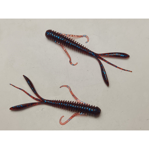 Силикон Keitech Hog Impact 3" (12 шт/упак) ц:ea#03 grape, Длина силикона: 3" (7.6 см), Расцветка силикона: EA#03 Grape, фото , изображение 4