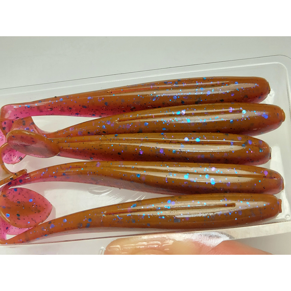 Силикон Select Easy Shad 3.5" col.900 (5 шт/упак), Длина силикона: 3.5" (8.89 см), Расцветка силикона: 900, фото , изображение 8