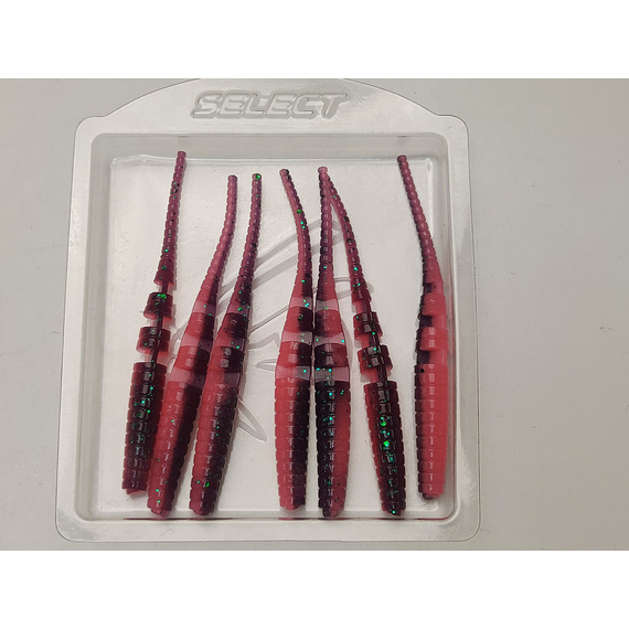 Силикон Select Javik 2.2" col.205 (7 шт/упак), Длина силикона: 2.2" (5.59 см), Расцветка силикона: 205, фото , изображение 6