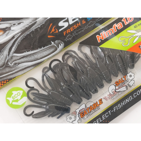 Силикон Select Nimfa 1.6" col.011 (10 шт/упак), Длина силикона: 1.6" (4.06 см), Расцветка силикона: 011, фото , изображение 6