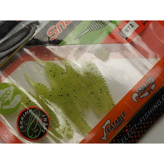 Силікон Select Snack 1.5" col.072 (8 шт/пак), Довжина силікону: 1.5" (4 см), Колір силікону: 072, фото , изображение 6