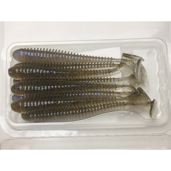 Силікон Keitech Swing Impact 3.5" (8 шт/упак), колір:440 electric shad, Довжина силікону: 3.5" (8.9 см), Колір силікону: 440 Electric Shad, фото , изображение 6