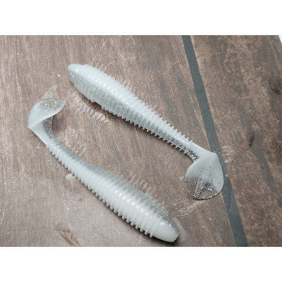 Силікон Keitech Swing Impact FAT 3.8" (6 шт/упак), колір:422 sight flash, Довжина силікону: 3.8" (9.7 см), Колір силікону: 422 Sight Flash, фото , изображение 4