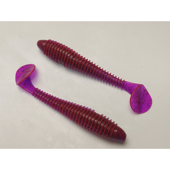 Силікон Keitech Swing Impact FAT 4.3" (6 шт/упак), колір:pal#13 mistic spice, Довжина силікону: 4.3" (10.9 см), Колір силікону: PAL#13 Mistic Spice, фото , изображение 5