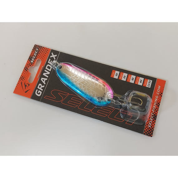 Блешня Select Grandex 20.0g 63mm #05, Вага блешні: 20г, Колір блешні: 05, фото , изображение 5