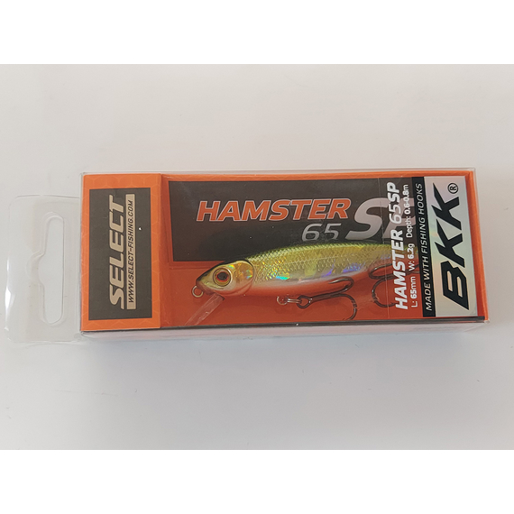Воблер Select Hamster 65SP 65mm 6.2g #24 (0.6-0.8m), Размер/Вес: 65mm/6g, Цвет воблера: col.24, фото , изображение 3
