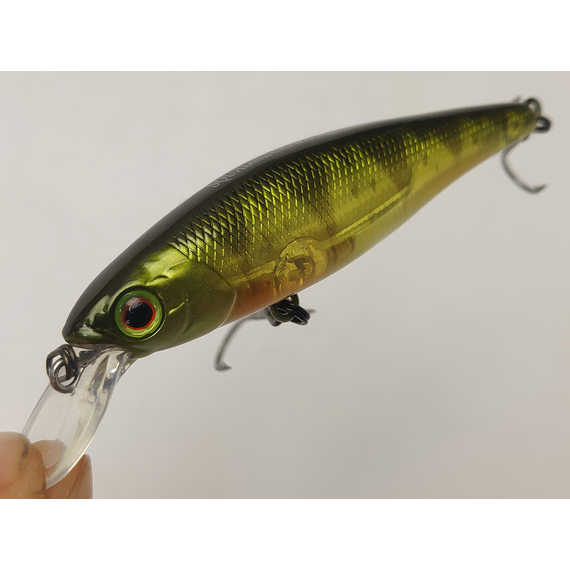 Воблер Jackall Squad Minnow 65SP 65mm 5.8g Ghost G Perch, Розмір/Вага: 65мм/5.8г, Колір воблера: Ghost G Perch, фото , изображение 8